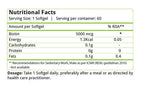Nature's Velvet Biotin Softgels