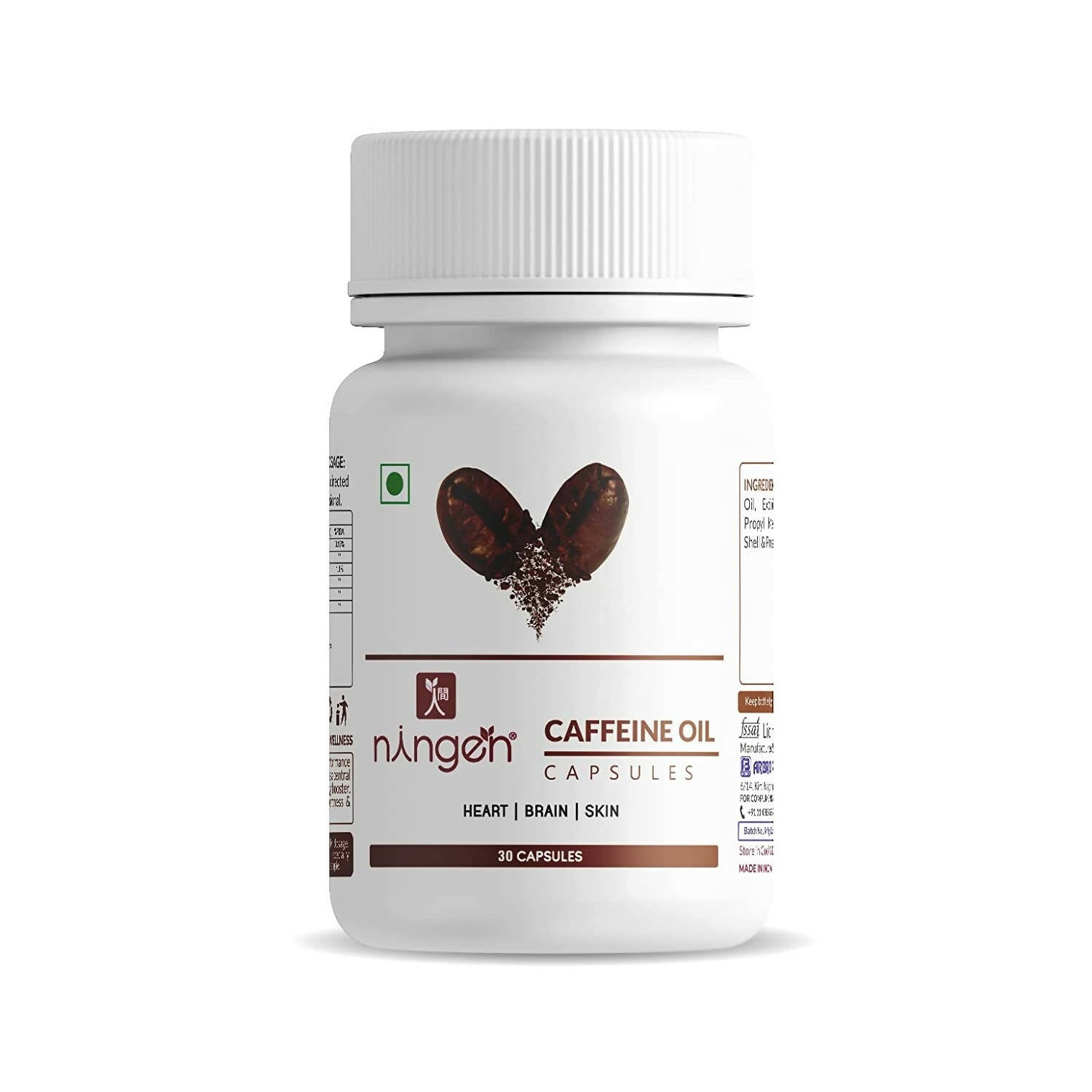 Ningen Caffeine Oil Capsules - Distacart