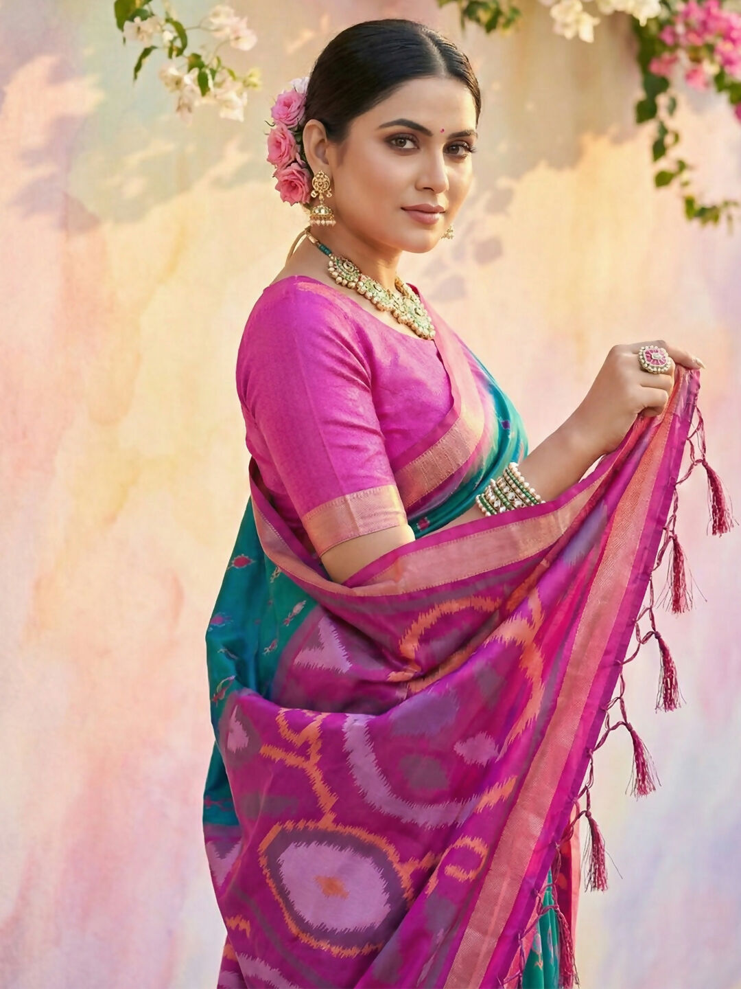 Shree Shyam Fashion Sky Blue Soft Silk Saree - Distacart