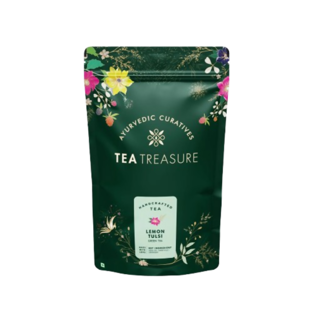 Tea Treasure Lemon Tulsi Green Tea - Distacart