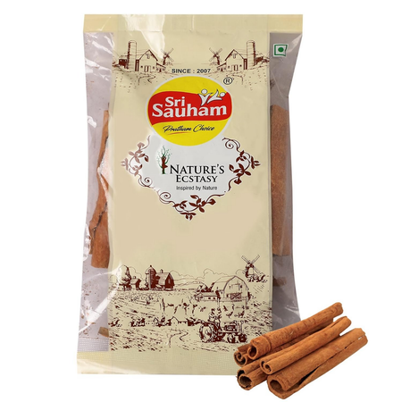 Sri Sauham Premium Cinnamon Stick (Dalchini)