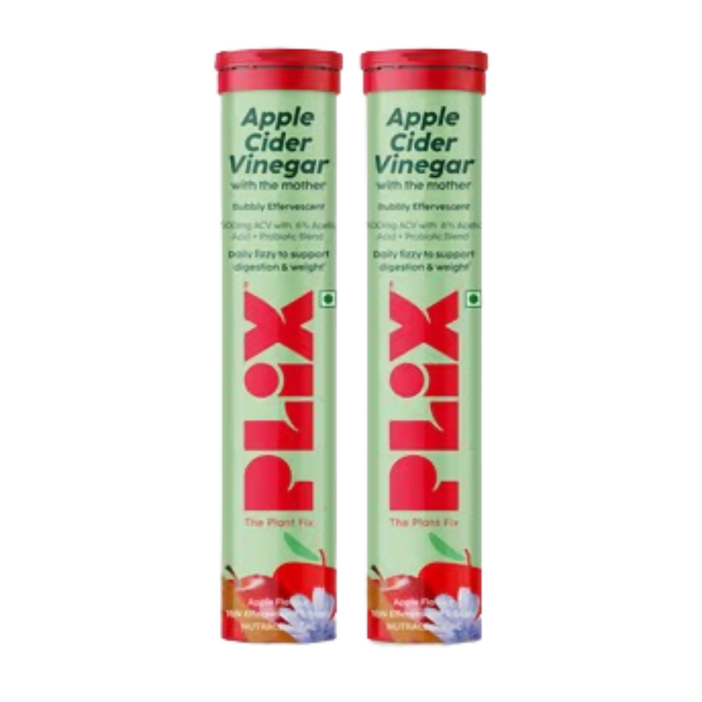 PLIX The Plant Fix Probiotics+ ACV Apple Cider Vinegar Effervescent Tablets