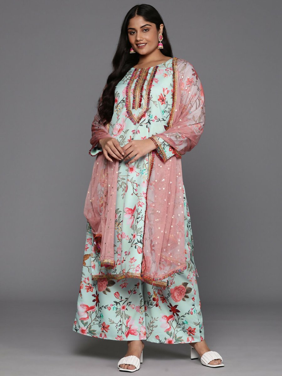 Ahalyaa Women's Traditional wear Kurta Set - Multi Color