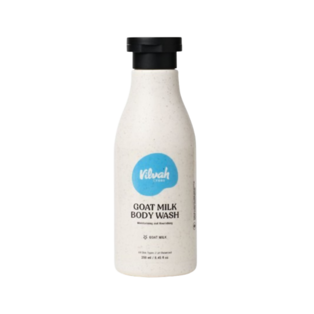 Vilvah Store Goat Milk Body Wash For Deep Cleansing - Distacart