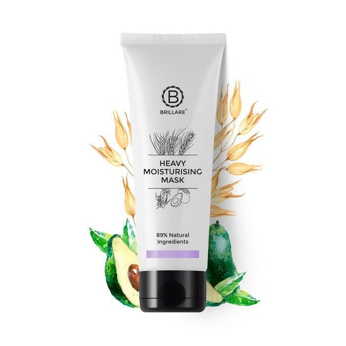 Brillare Heavy Moisturising Hair Mask, Natural Conditioner for Dry and Frizzy Hair