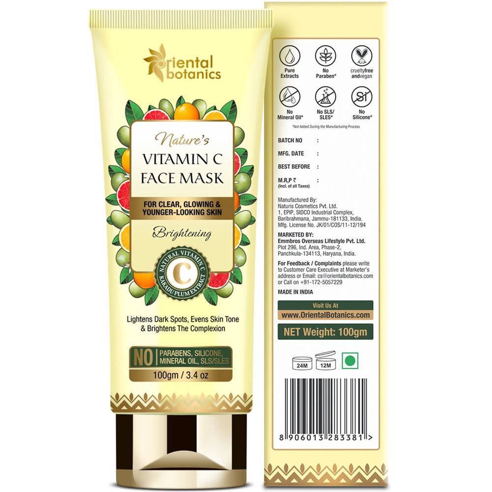 Oriental Botanics Nature?? Vitamin C Brightening Face Mask