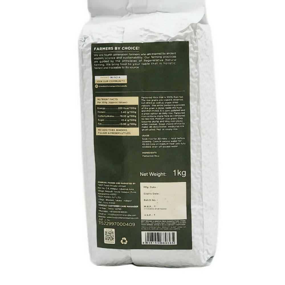 Two Brothers Organic Farms Konkan Red Parboiled Rice