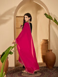 Joban Fashion Embroidery Black Vichitra Silk Kurta Set - Distacart