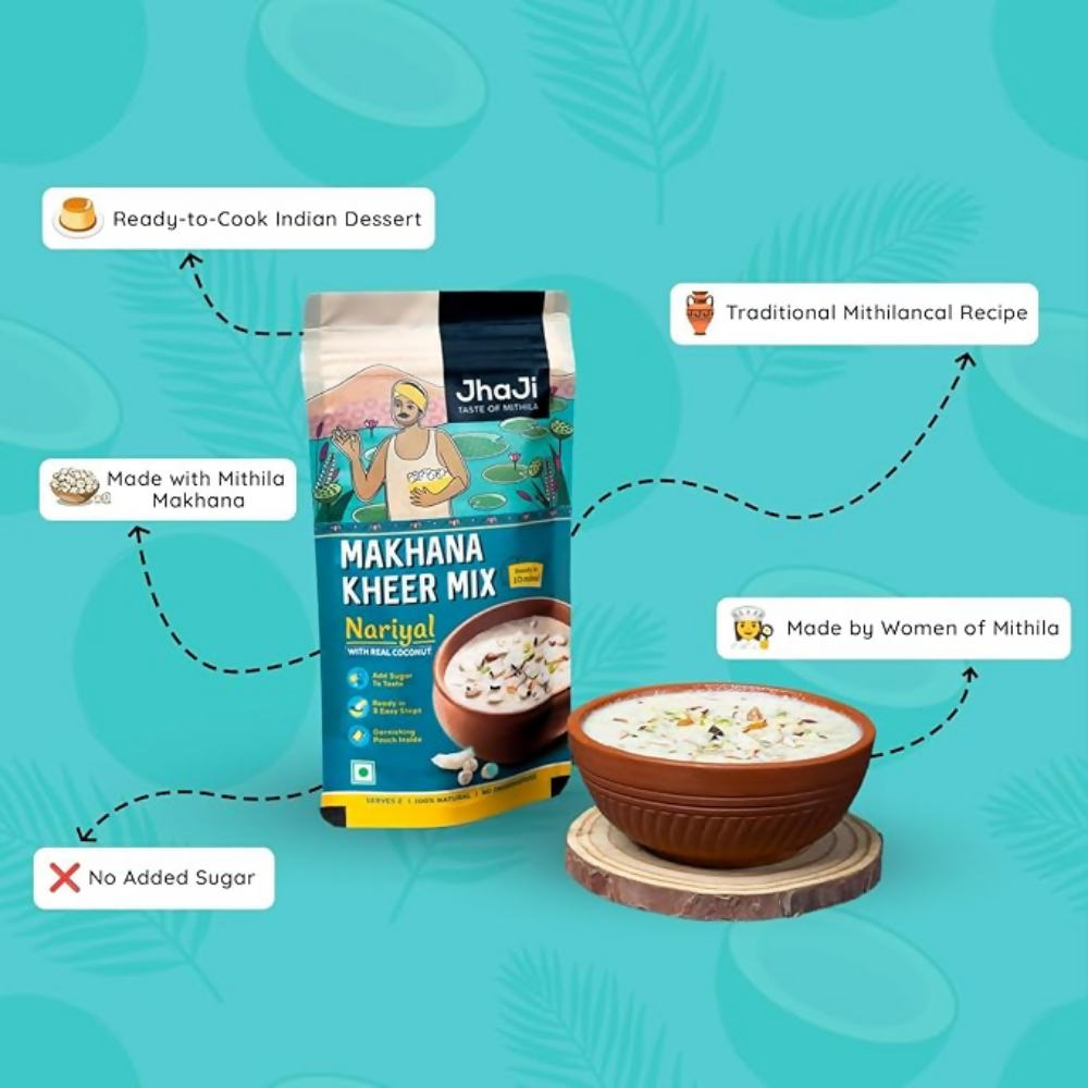 Jhaji Store Homemade Makhana Kheer Instant Mix