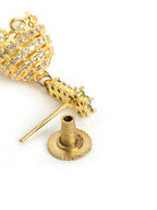 Nuyug 22K Gold Plated Pearl Belle Mini Jhumki Earrings - Distacart