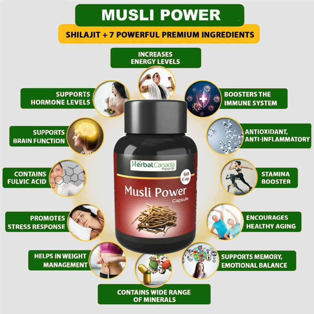 Herbal Canada Mulsi Power Capsules - Distacart