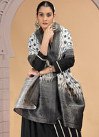 Chhap Chiffon Printed and Hand Work Salwar Suit In Black Colour - Distacart