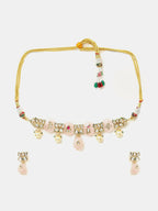 Ruby Raang Gulnaar Necklace And Earrings Set