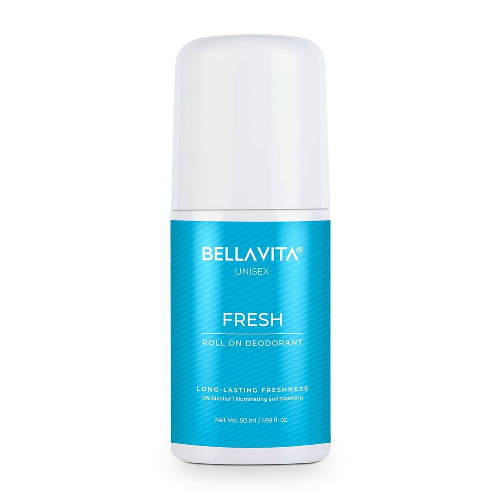 Bella Vita Fresh Natural Underarm Roll On Deodorant for Men & Women