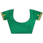 Joban Fashion Pista Green Intricate Motifs Soft Silk Banarasi Saree