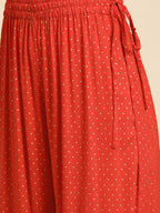 Sangria Women Ethnic Motifs Embroidered Sequinned Kurta with Sharara With Dupatta - Distacart