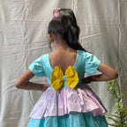 ArthLife Blue Pepa Pig Partywear Dress