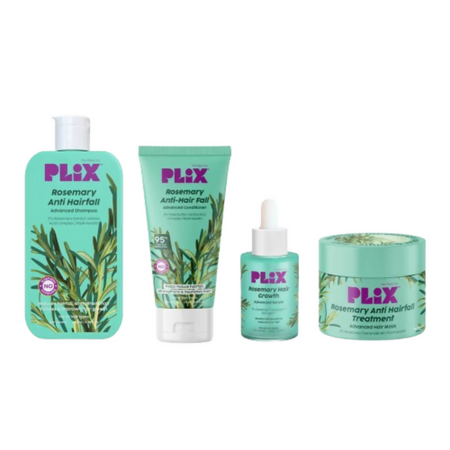 PLIX The Plant Fix Rosemary Anti Hairfall Kit (Serum, Shampoo, Conditioner & Hair Mask)