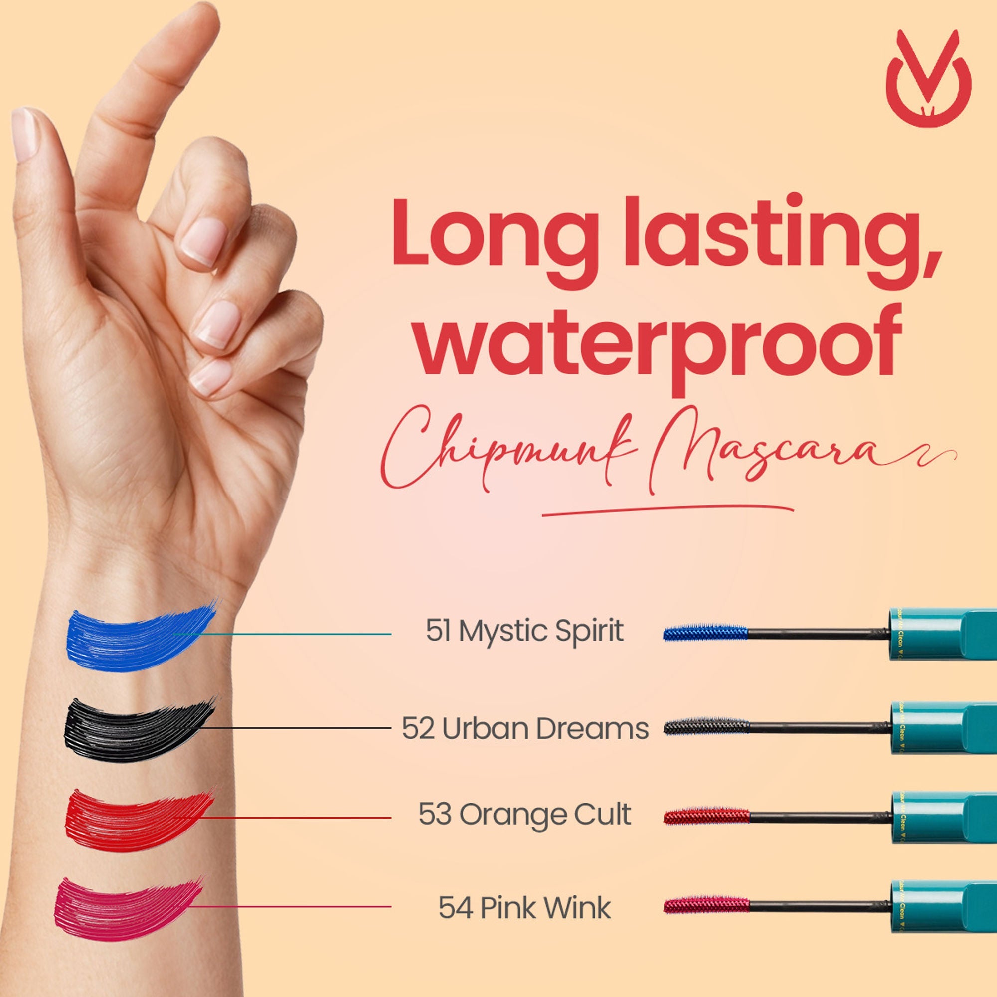 CHIPMUNK VER-Style All-Rounder Mascara - 53 Orange Cult