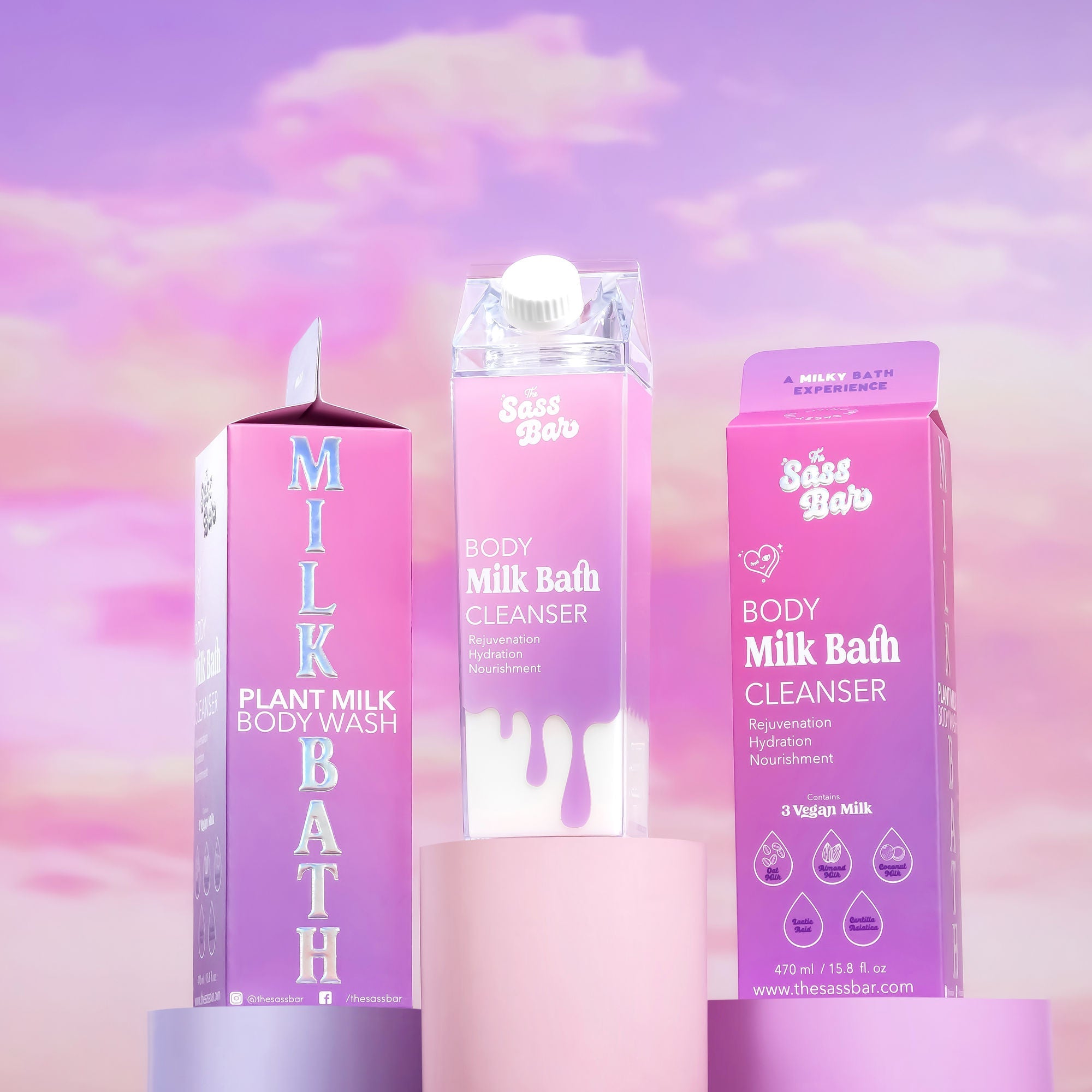 The Sass Bar Dusk Exfoliating Bodywash with Lactic Acid + Centella for Sensitive Skin