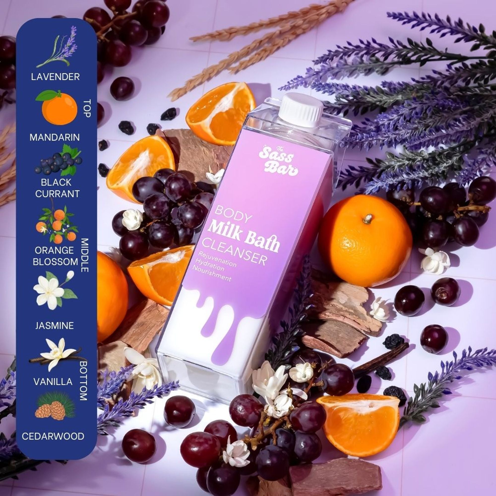 The Sass Bar Dusk Exfoliating Bodywash with Lactic Acid + Centella for Sensitive Skin