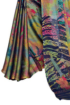 Mirchi Fashion Women's Chiffon Forest Designer Saree