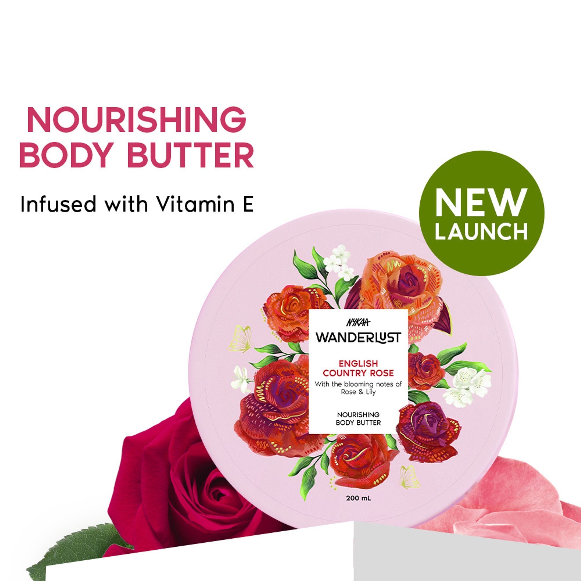 Wanderlust English Country Rose Body Butter