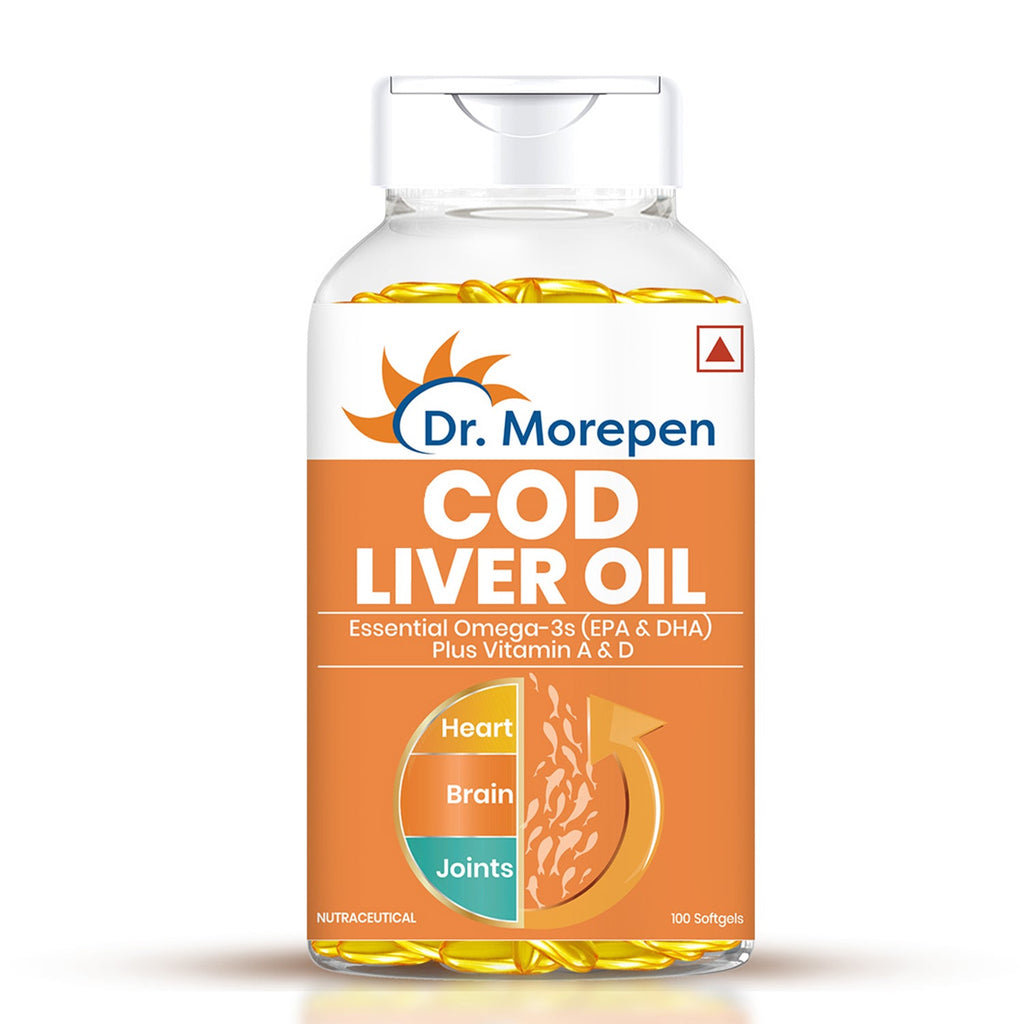 Dr. Morepen Cod Liver Oil Softgels - Distacart