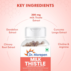 Dr. Morepen Milk Thistle+ Capsules For Liver Health - Distacart