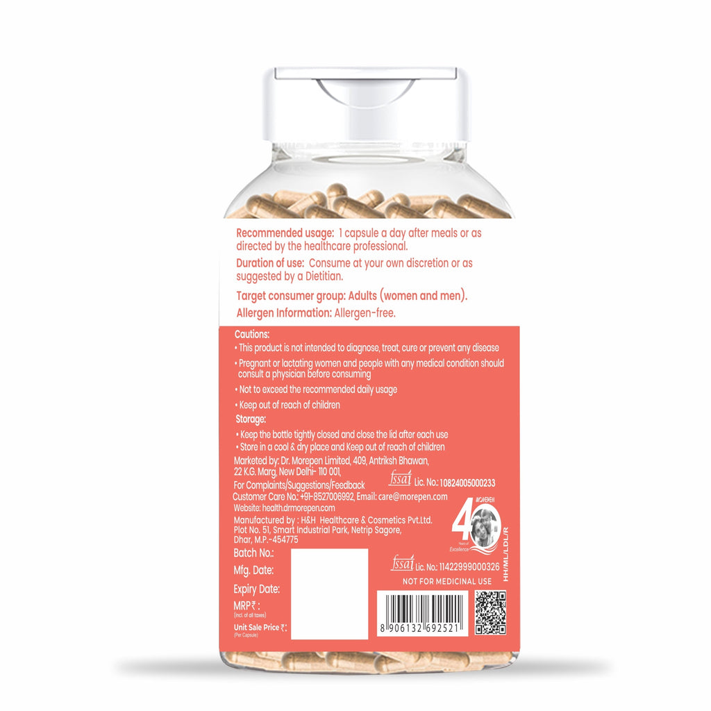 Dr. Morepen Milk Thistle+ Capsules For Liver Health - Distacart