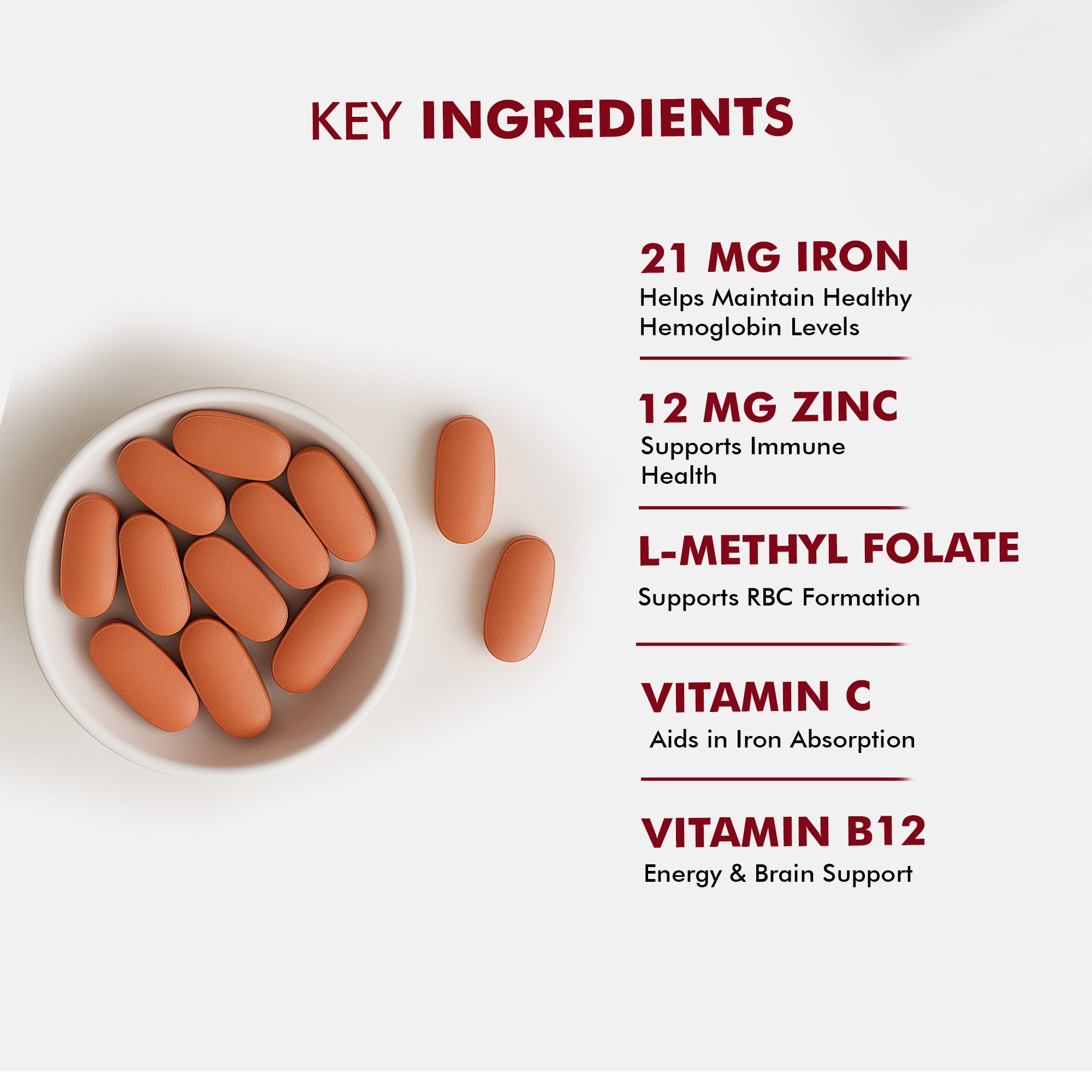 Dr. Morepen Iron & Zinc Tablets - Distacart