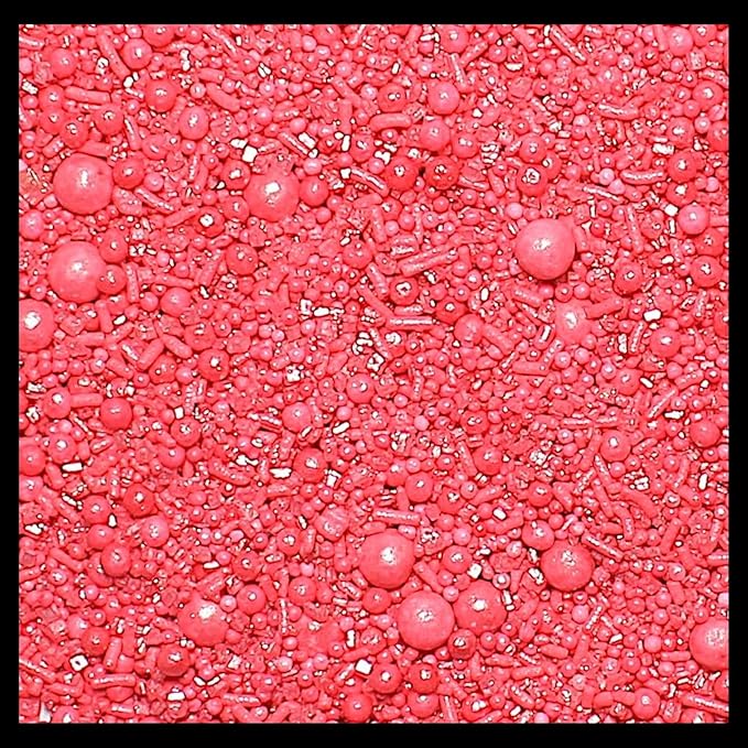hot pink sprinkles bottle for decoration bottle 100 g