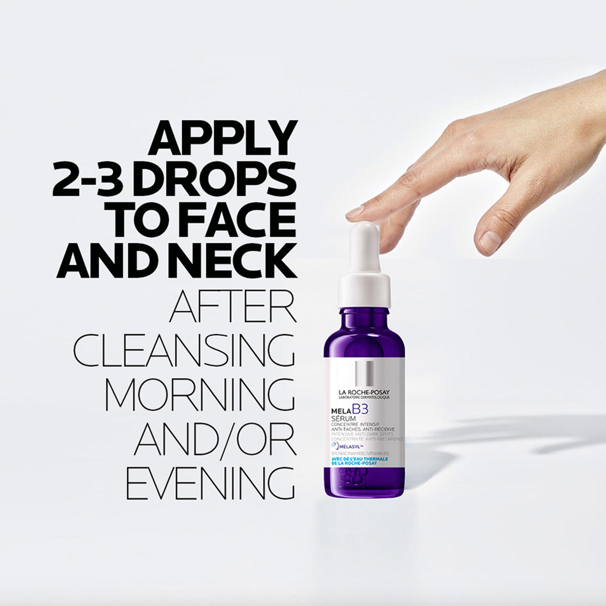 La Roche-Posay Mela B3 Serum, For Anti-Dark Spots & Pigmented Skin with Melasyl + 10% Niacinamide