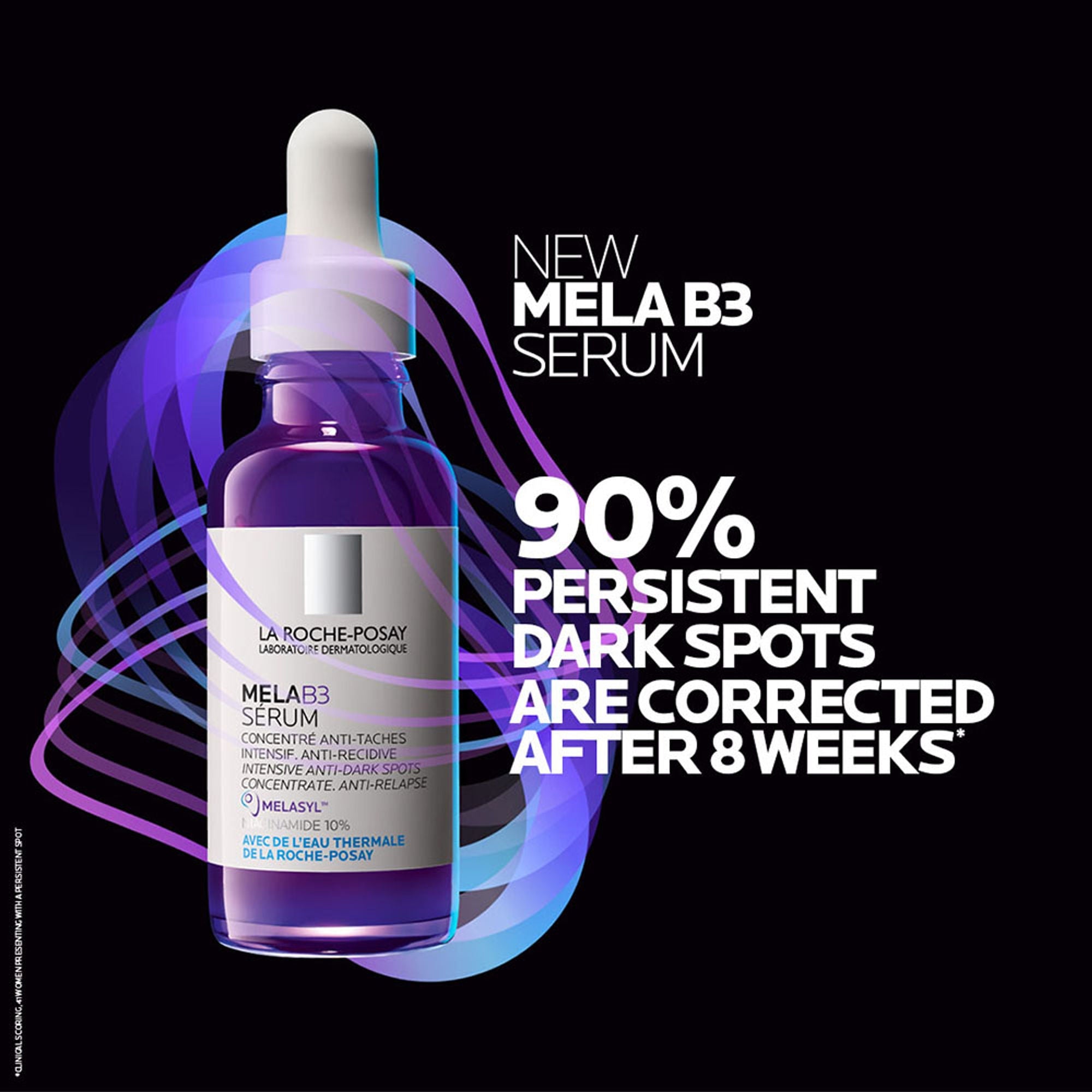La Roche-Posay Mela B3 Serum, For Anti-Dark Spots & Pigmented Skin with Melasyl + 10% Niacinamide