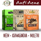 Luxura Sciences Natural Skin Care for Anti Acne - Neem + Ashwagandha + Mulethi