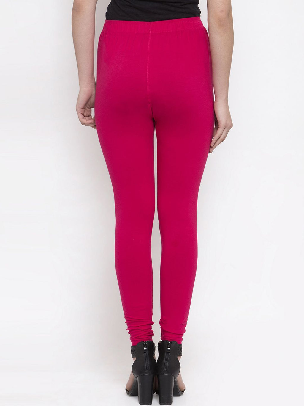 TAG 7 Women Pack Of 2 Solid Churidar-Length Leggings