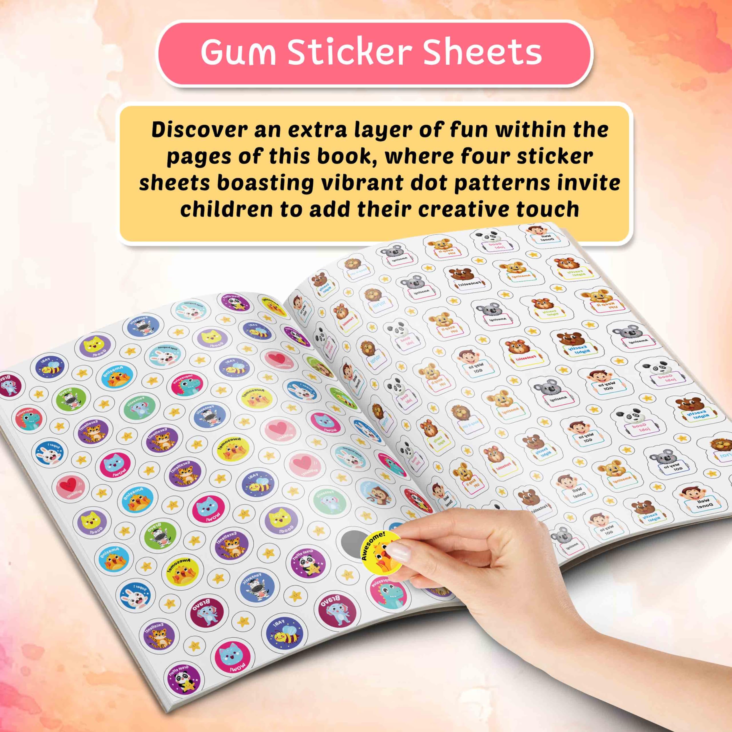 "2000+ Reward Stickers: A Fun Sticker Book for Teachers and Parents - Encouraging and Celebrating Kids' Achievements with Over 2000 Stickers [Paperback]"