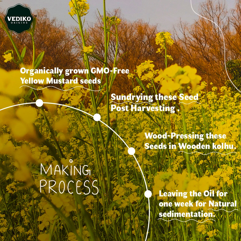Vediko Origins Yellow Mustard Oil - Distacart