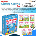 My First Learning Activity Bag : Educational activity books, Activity Bag for early learners, Kid's activity bag set-Ages 3-12, Mazes, Small Letters, Capital Letter and more | Activity Books