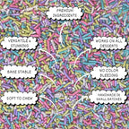 rainbow sprinkles for decoration 15 100 g