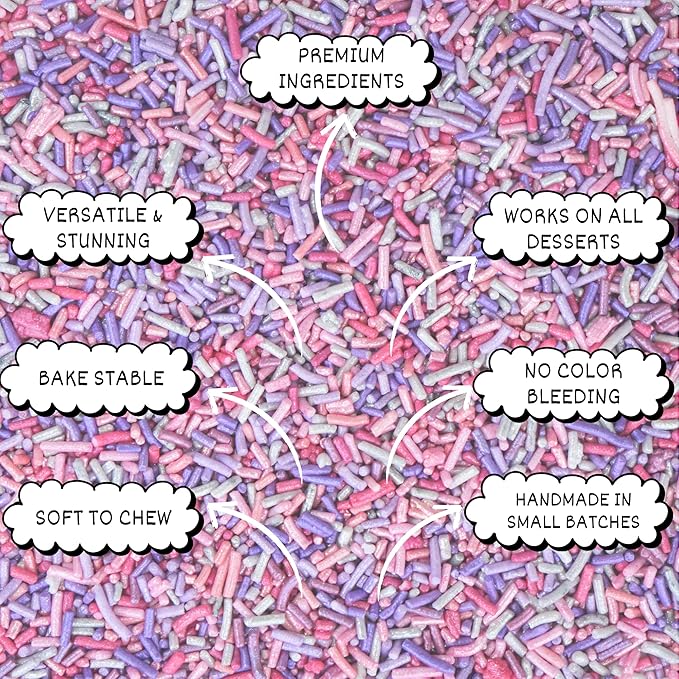 rainbow sprinkles for decoration 09 100 g