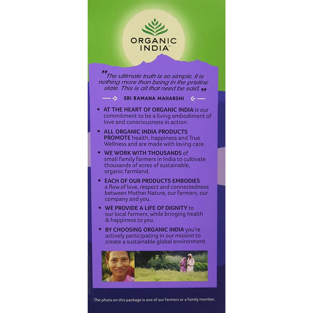 Organic India Tulsi Sleep Tea (25 Tea Bags)  Process of picking Tea