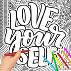 Motivation - Adult Colouring Book : Fun colouring for Kids and Adults, Creative coloring Book, Mindfulness coloring book, Relaxing coloring book