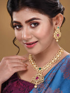 Saraf RS Jewellery Gold-Plated Multi-Colored Jewellery Set - Distacart