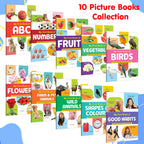 My First Picture Book Collection For Early Learning : Books For Children, Learning Picture Library For Kids, Toddler book, Early learning book With 10 Topics