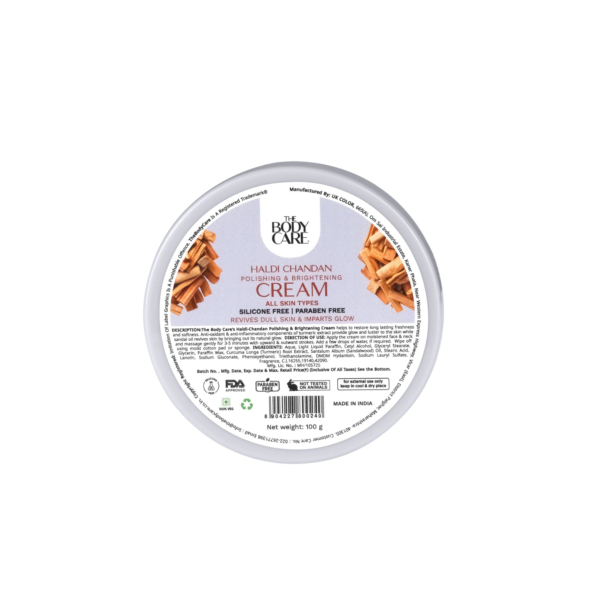 Haldi-Chandan Polishing & Brightening Cream
