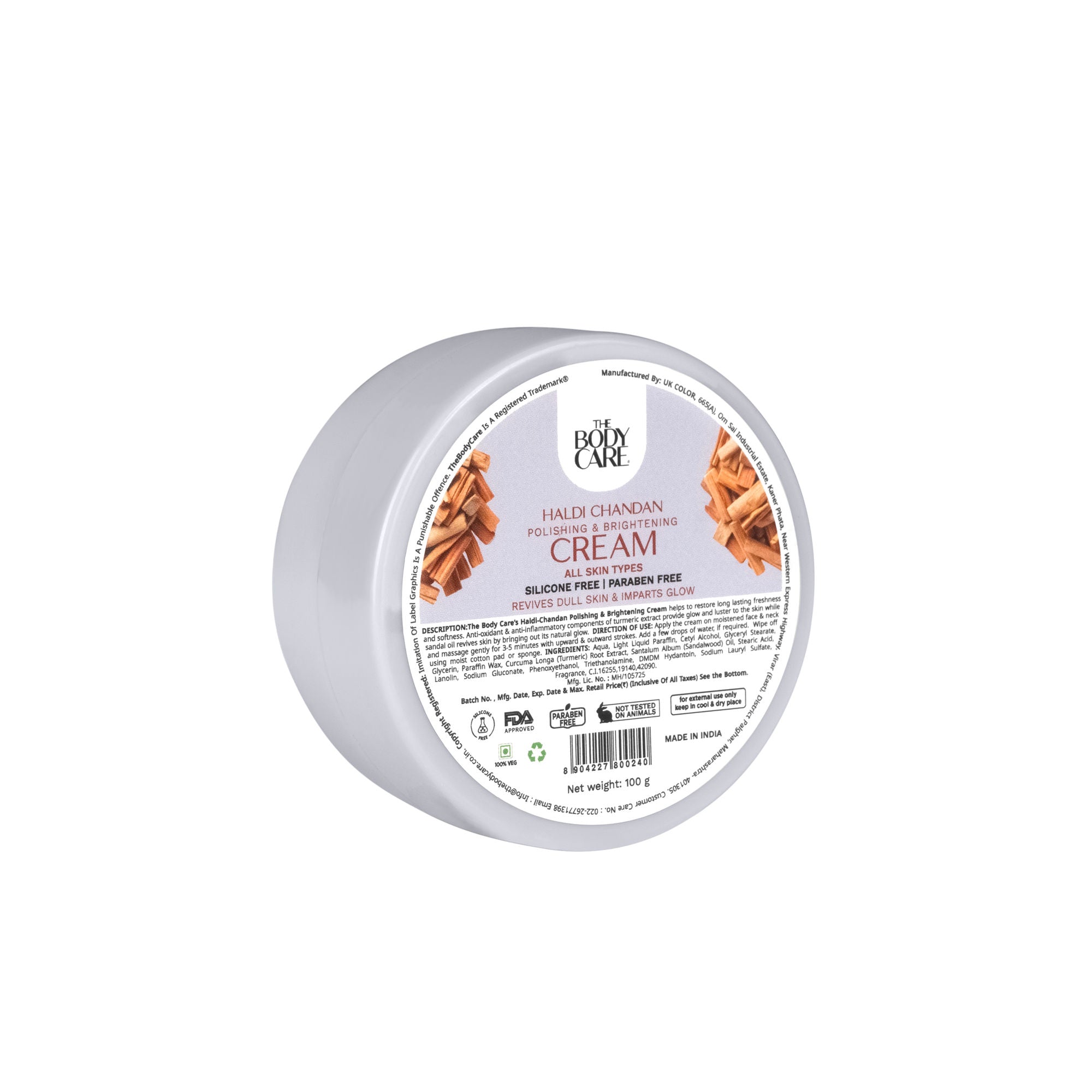 Haldi-Chandan Polishing & Brightening Cream