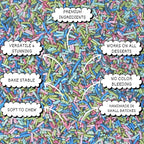 rainbow sprinkles for decoration 10 100 g
