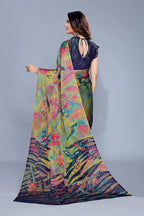 Mirchi Fashion Women's Chiffon Forest Designer Saree