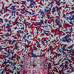 patriotic sprinkles for decoration 08 120 gm